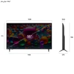 اندازه ی تلویزیون 55 اینچ ال جی UA8000