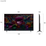 اندازه ی تلویزیون 55 اینچ UA8000 ال جی
