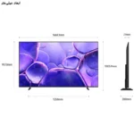 ابعاد تلویزیون 75 اینچ U8000F سامسونگ